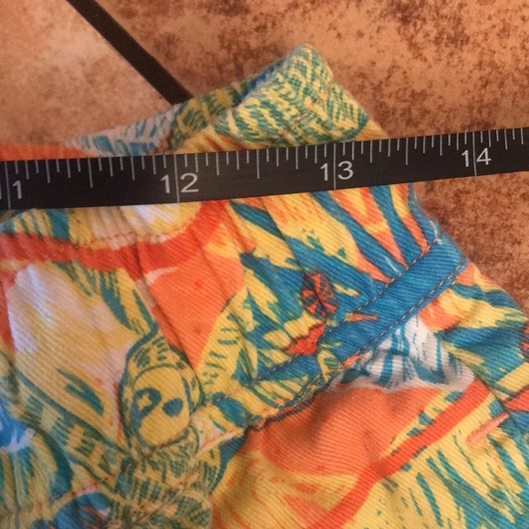 Extreme 80s men swim trunks or shorts sloths bright colors size large - Picture 7 of 9